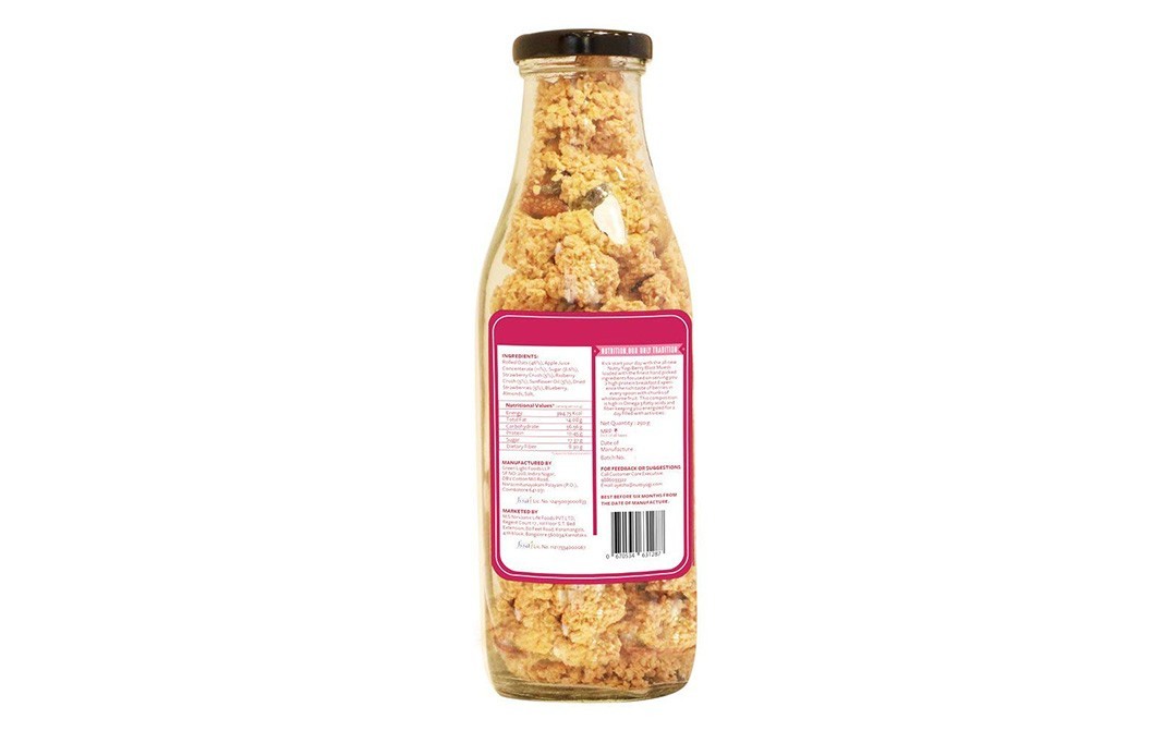 Nutty Yogi Berry Blast Muesli    Glass Bottle  250 grams